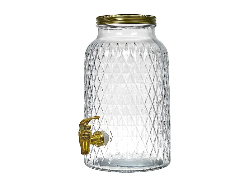 Fontaine Design Diamant 6l Transparent, Or