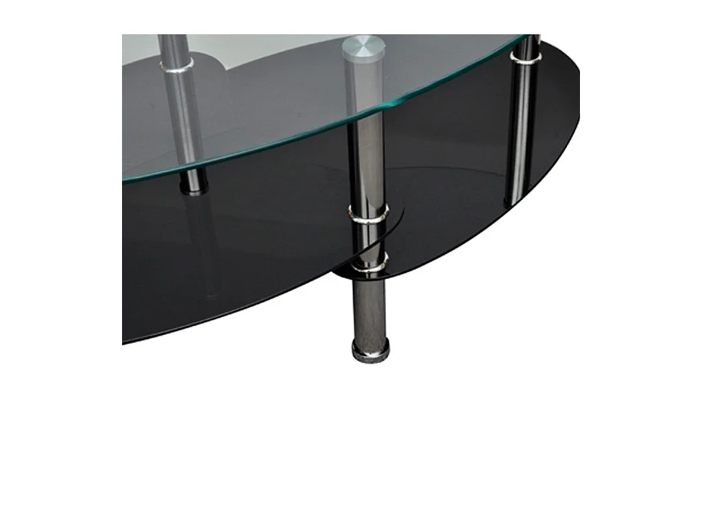 Table basse de salon verre 90 x 45 x 43 cm 0902002