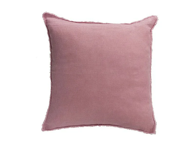 Coussin Déco Carré "Faded" 45x45cm Rose