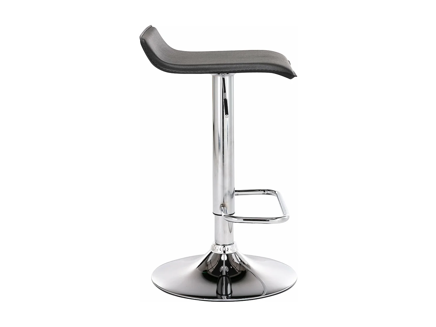 Lot de 2 tabourets noire 36 x 39 x 84 cm TDB10162