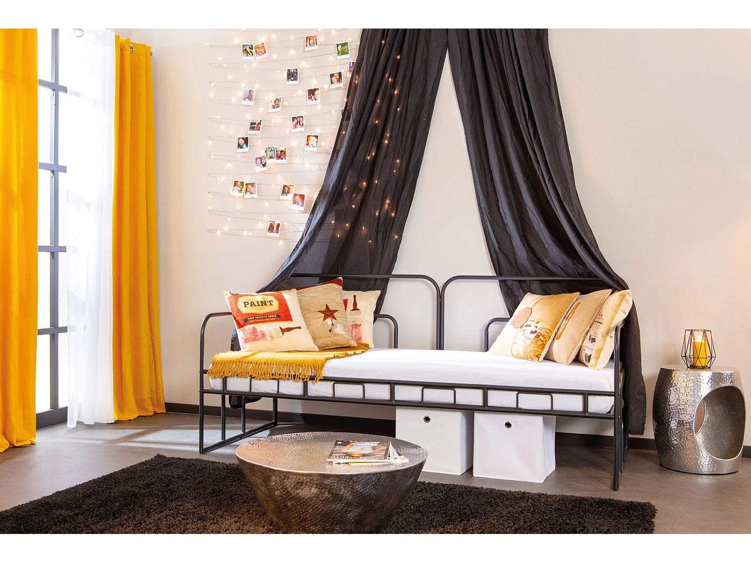 Cuscino Katla marrone.