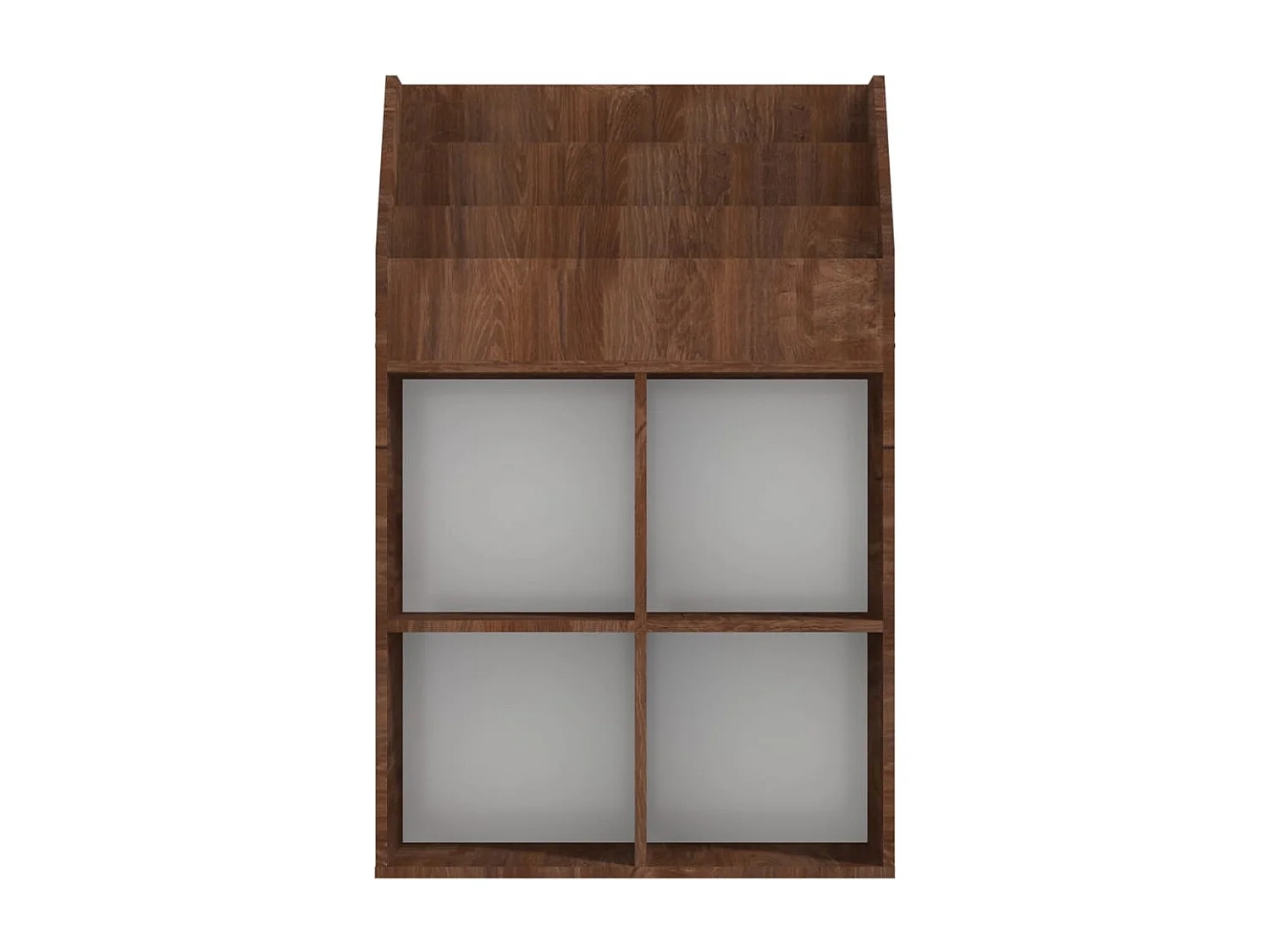 Porte-revue pour enfants Chêne marron 71x30x114 cm