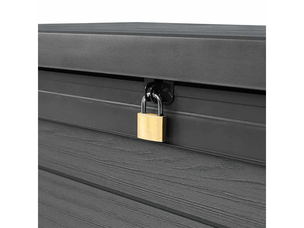 Boîte de rangement pour l'extérieur Cortina 570 L gris