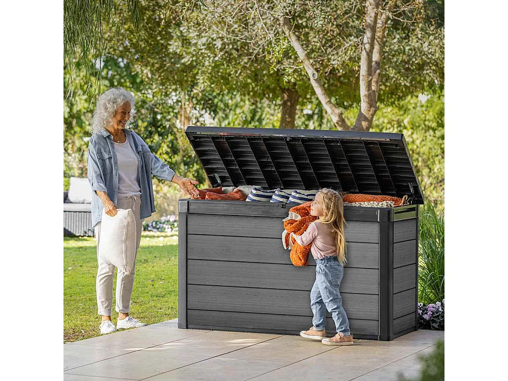 Contenitore Portaoggetti da Esterno Cortina 757 L Grigio