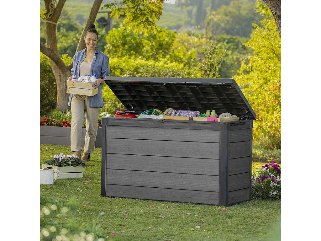 Contenitore Portaoggetti da Esterno Cortina 757 L Grigio