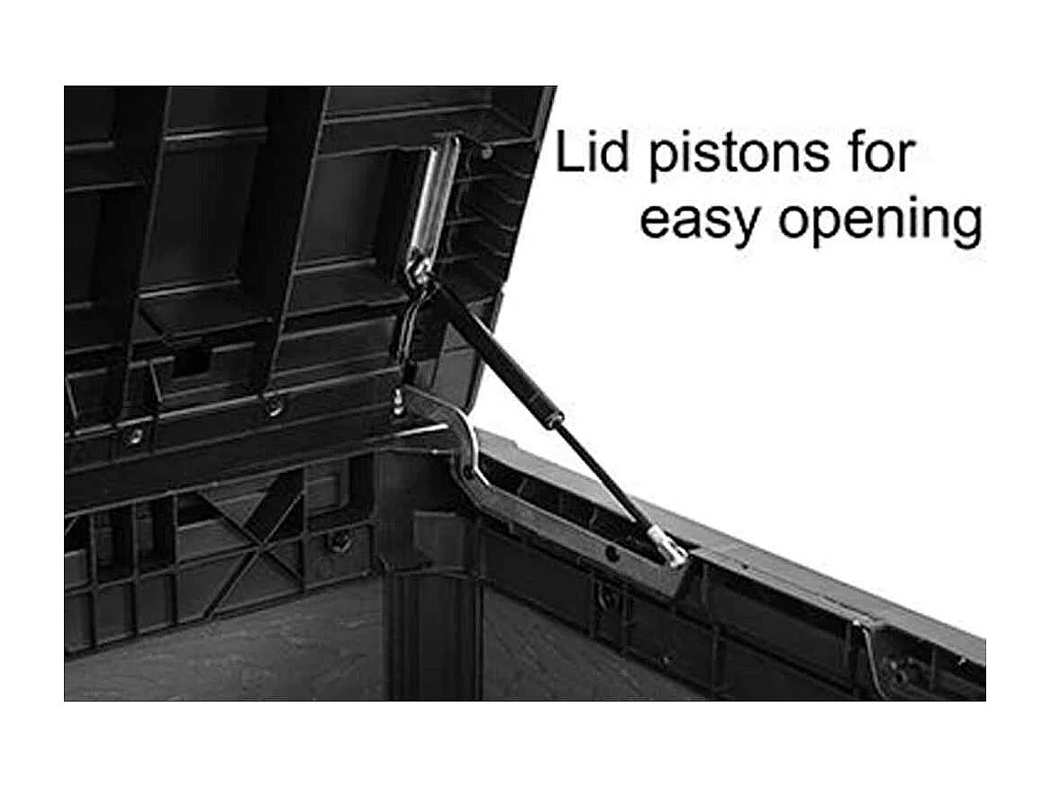 Contenitore Portaoggetti da Esterno Cortina 757 L Grigio