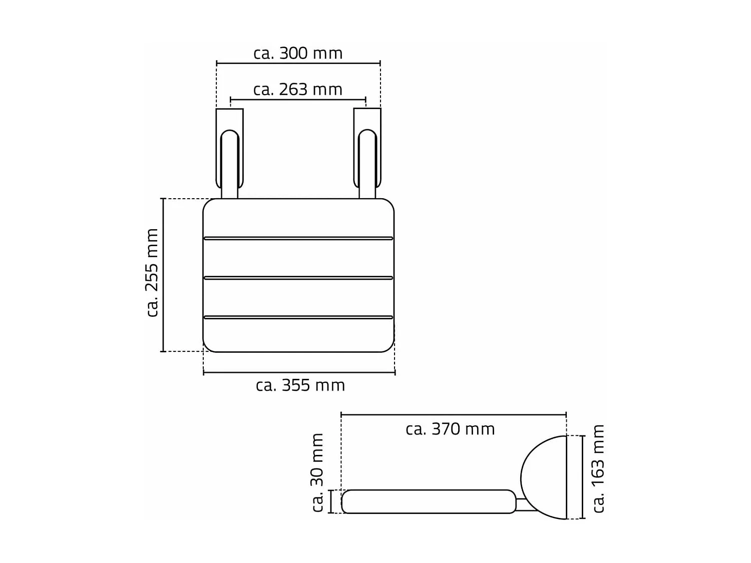Siège de douche rabattable Eco Blanc