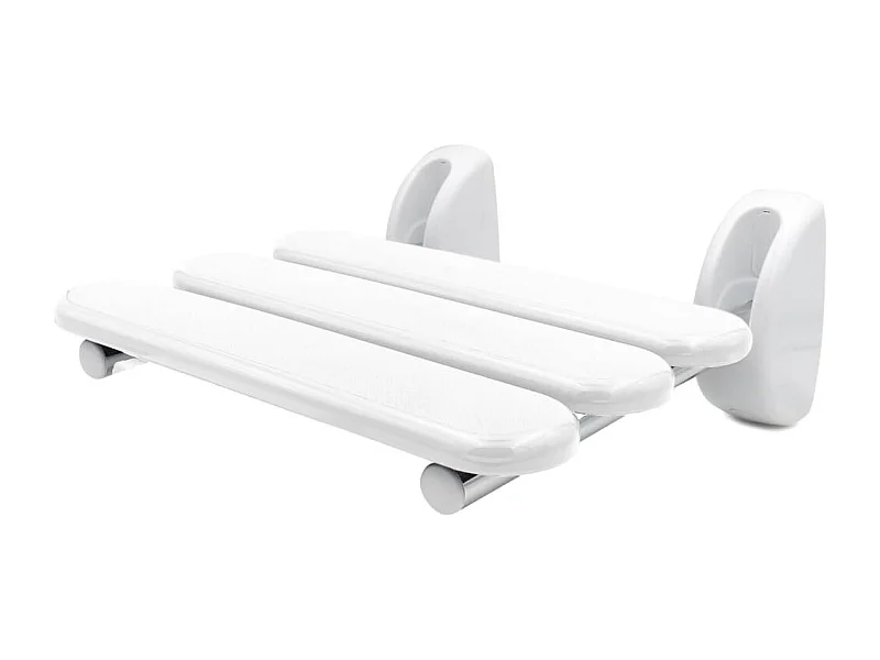 Assento de chuveiro dobrável Pro branco
