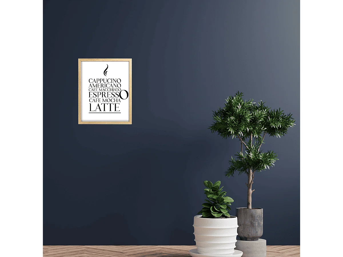 Image encadrée Café 30x40 cm