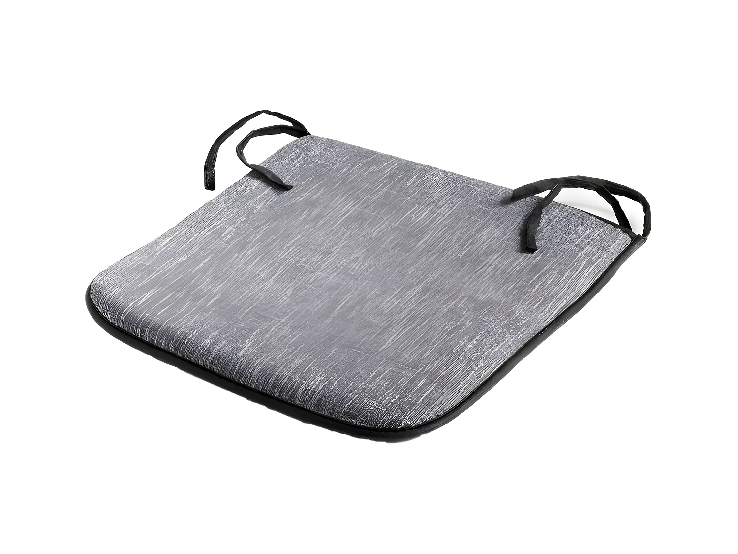 Galette de Chaise "Memphis" 40x40cm Gris Perle