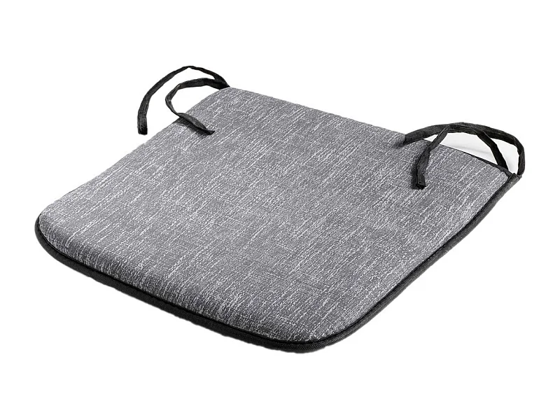 Galette de Chaise "Memphis" 40x40cm Gris Perle