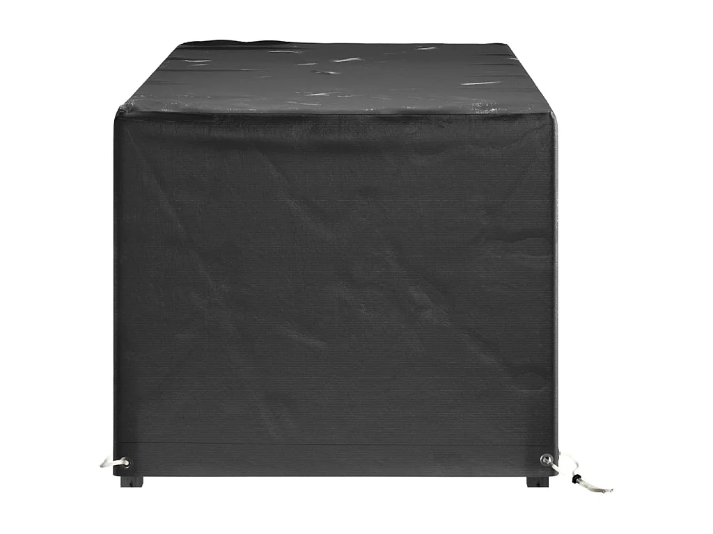 Housses salon de jardin 2pcs 8œillets 192x82x65cm rectangulaire