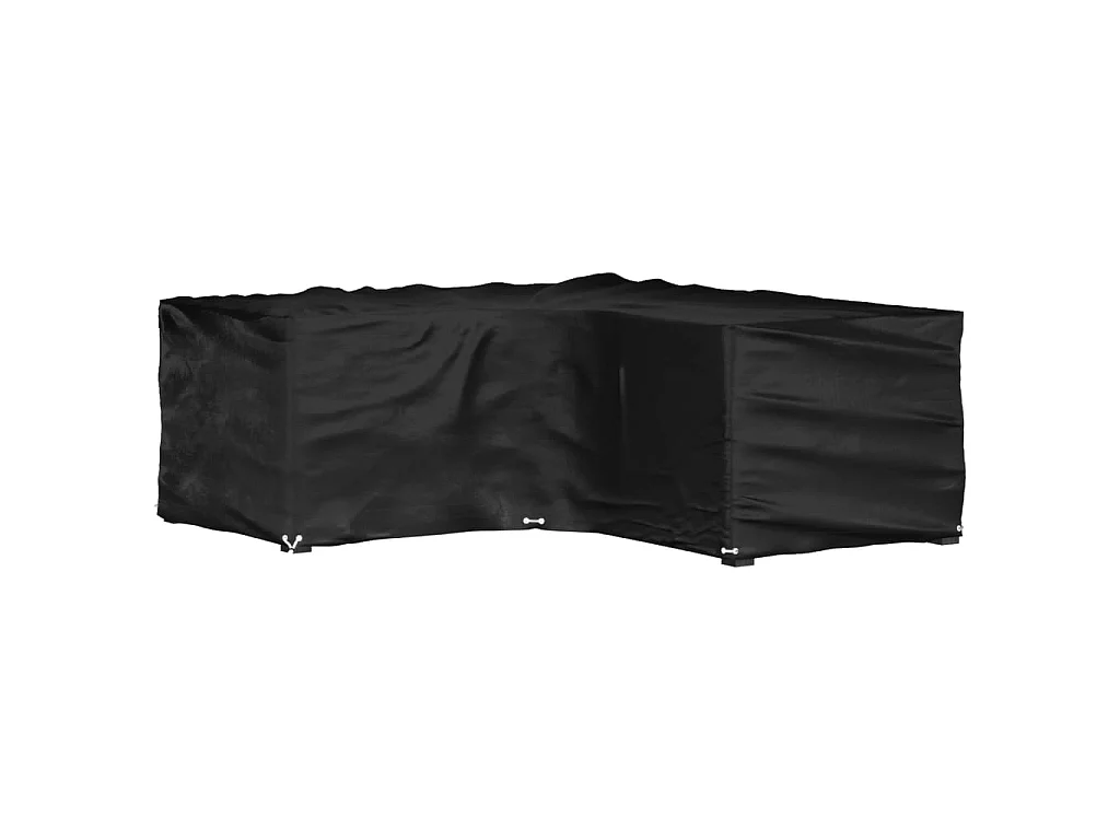 Copertura Mobili da Giardino a L 12 Occhielli 185x185x70 cm