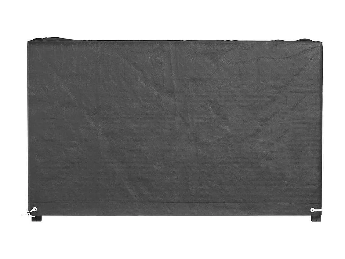 Housses salon de jardin2pcs 8œillets 160x120x75cm rectangulaire