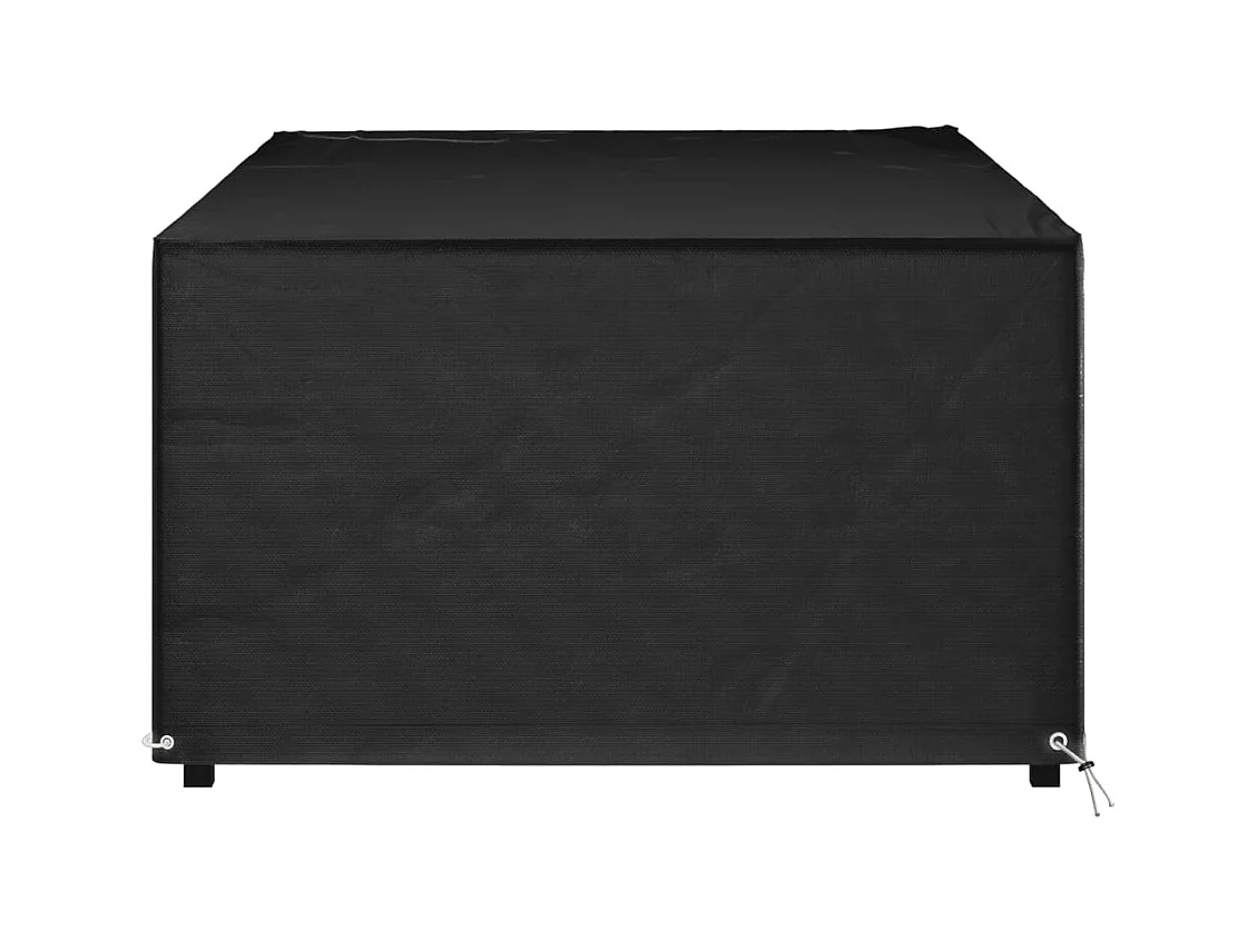 Housse de salon de jardin 12 œillets 213x132x75cm rectangulaire