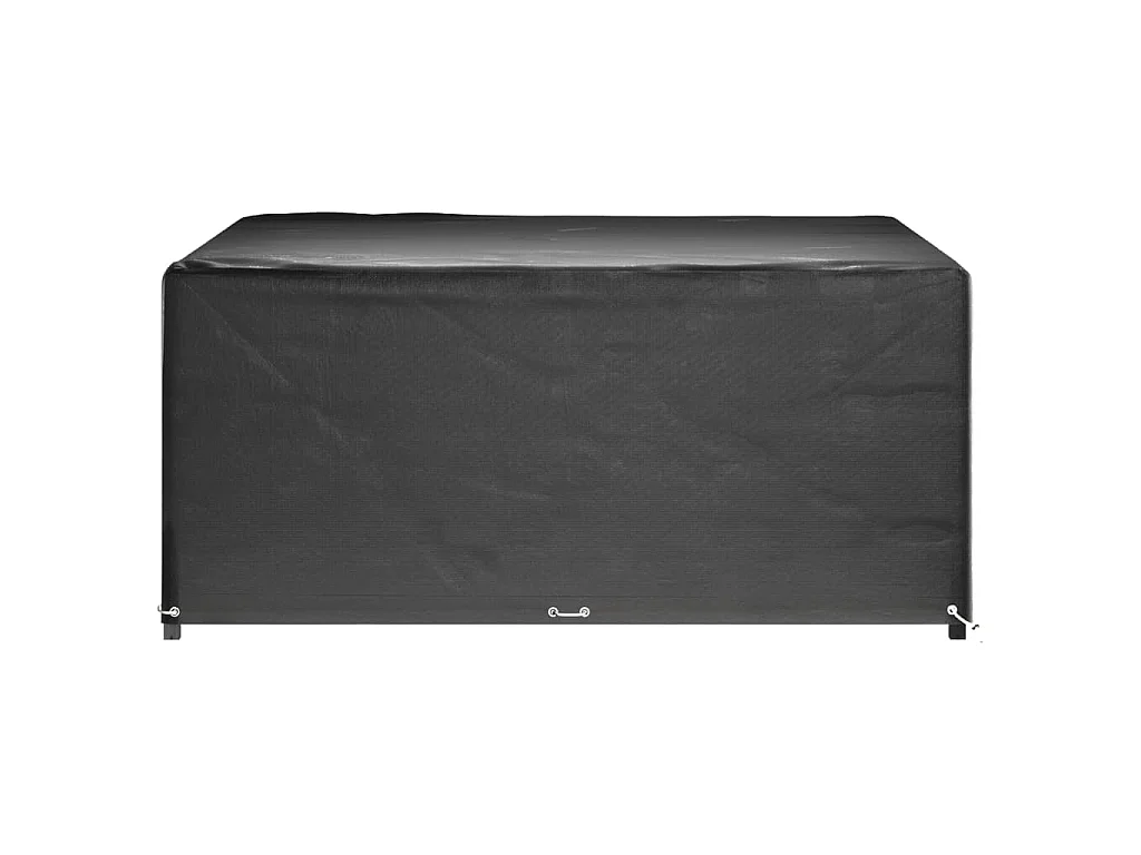 Housses de salon de jardin 2 pcs 16 œillets 300x300x75 cm carré