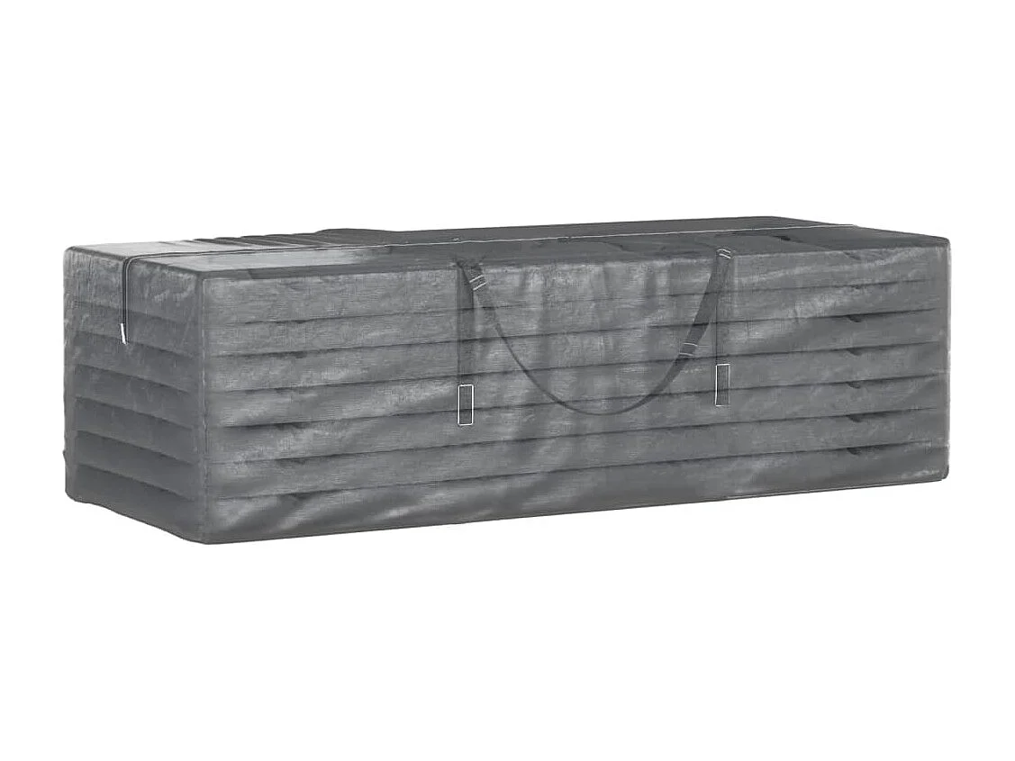 Sacs de rangement pour coussins de jardin 2 pcs noir