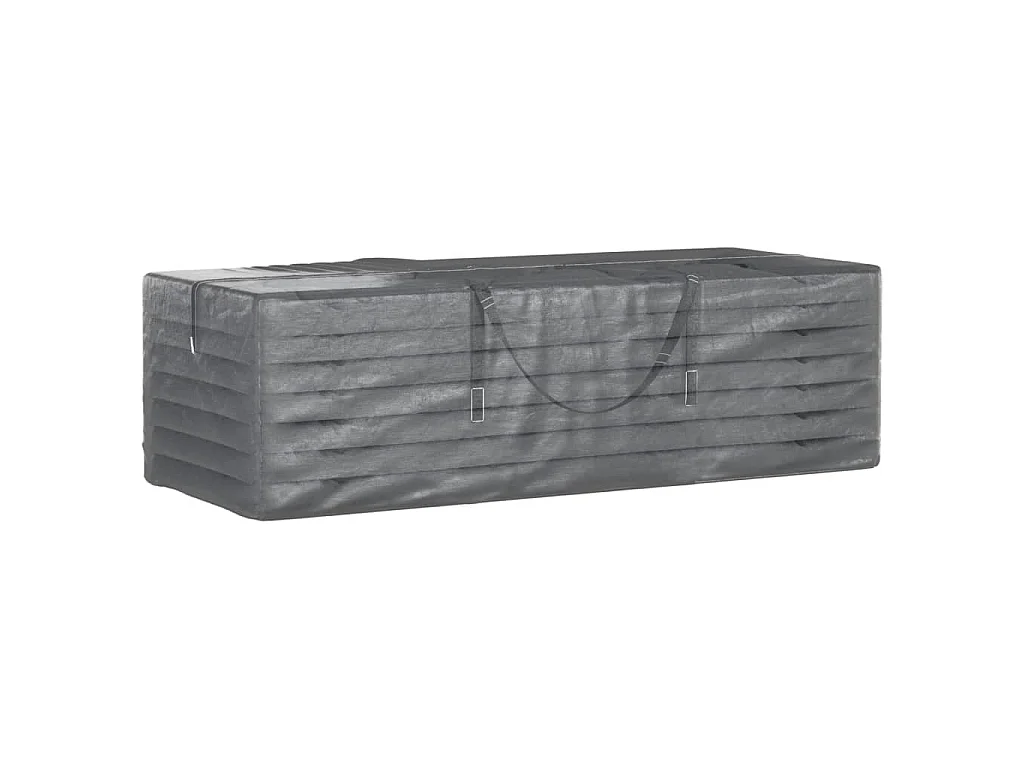 Sacs de rangement pour coussins de jardin 2 pcs noir