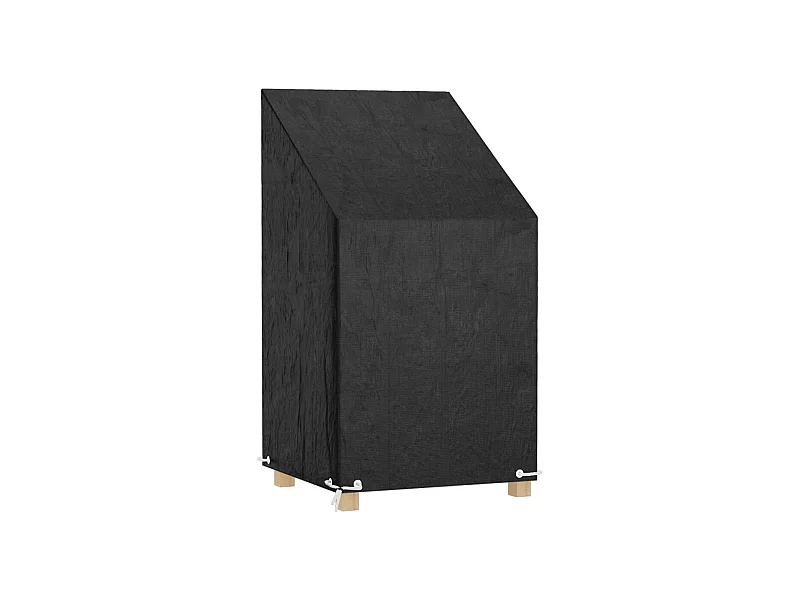 Housse de chaise de jardin 8 œillets 65x65x80/120 cm PE