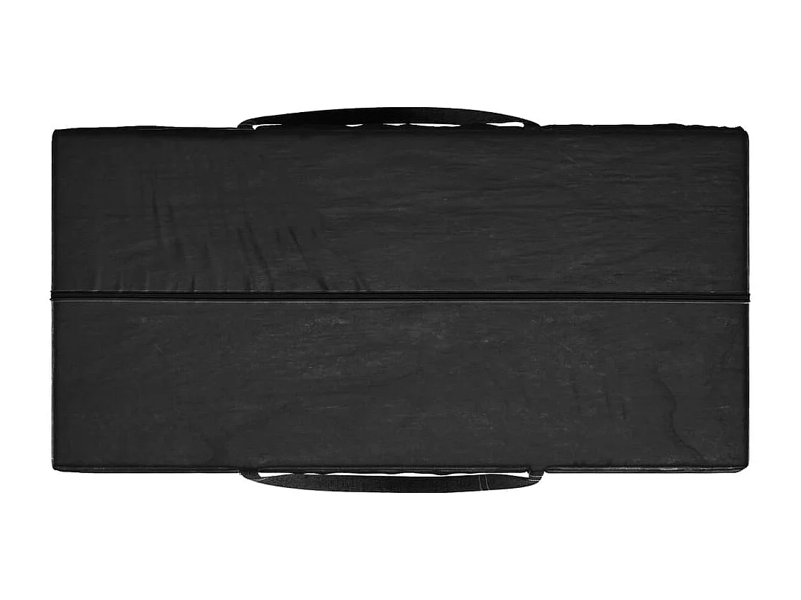 Sac de rangement pour coussins de jardin noir 150x75x75 cm PE