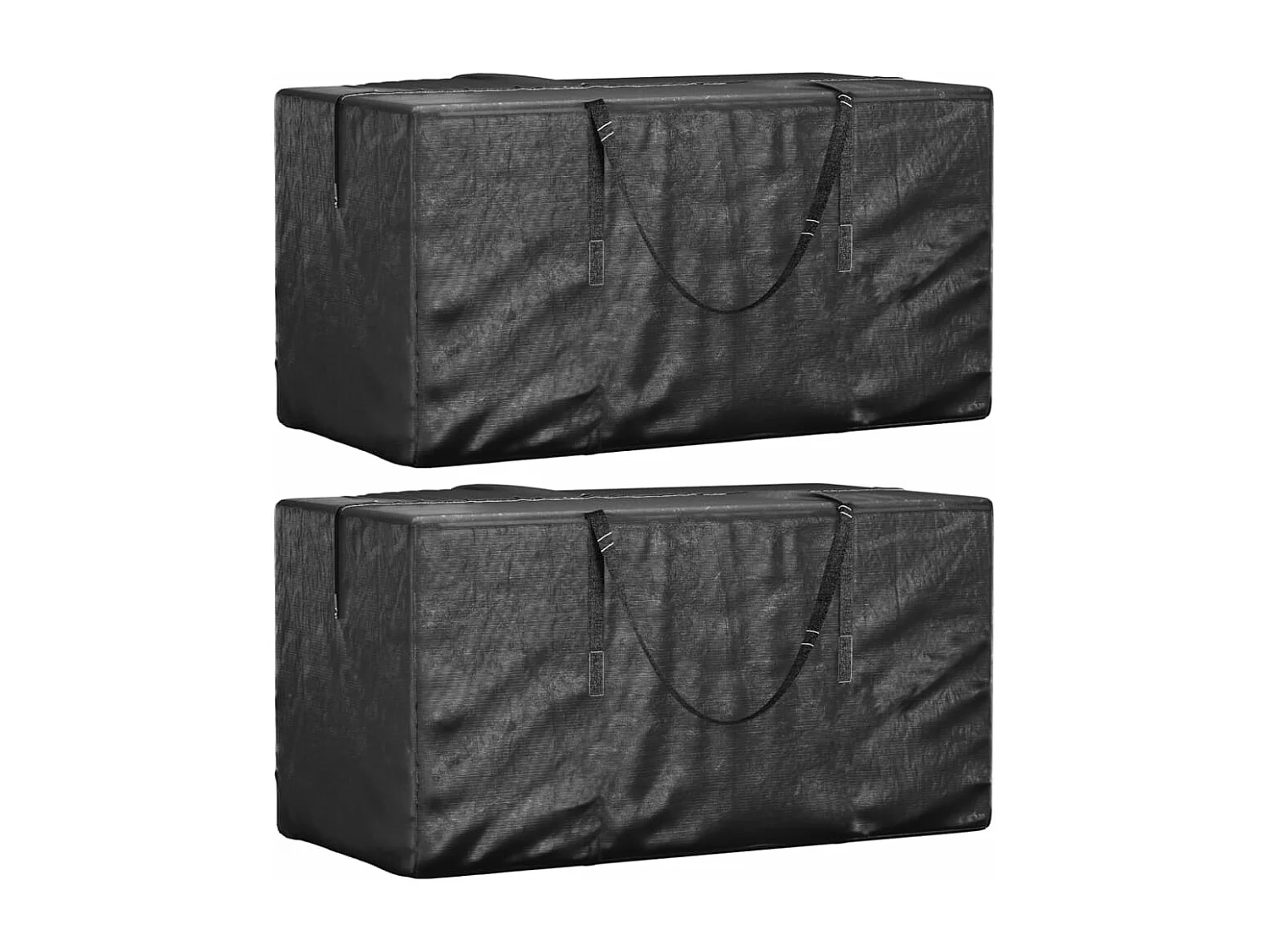 Weihnachtsbaumtaschen 2 Stk. Schwarz Polyethylen