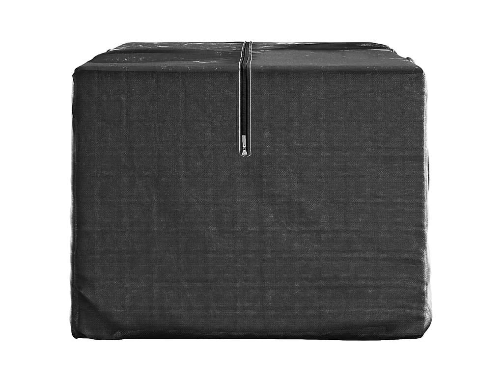 Sacs de rangement pour sapin de Noël 2 pcs noir polyéthylène