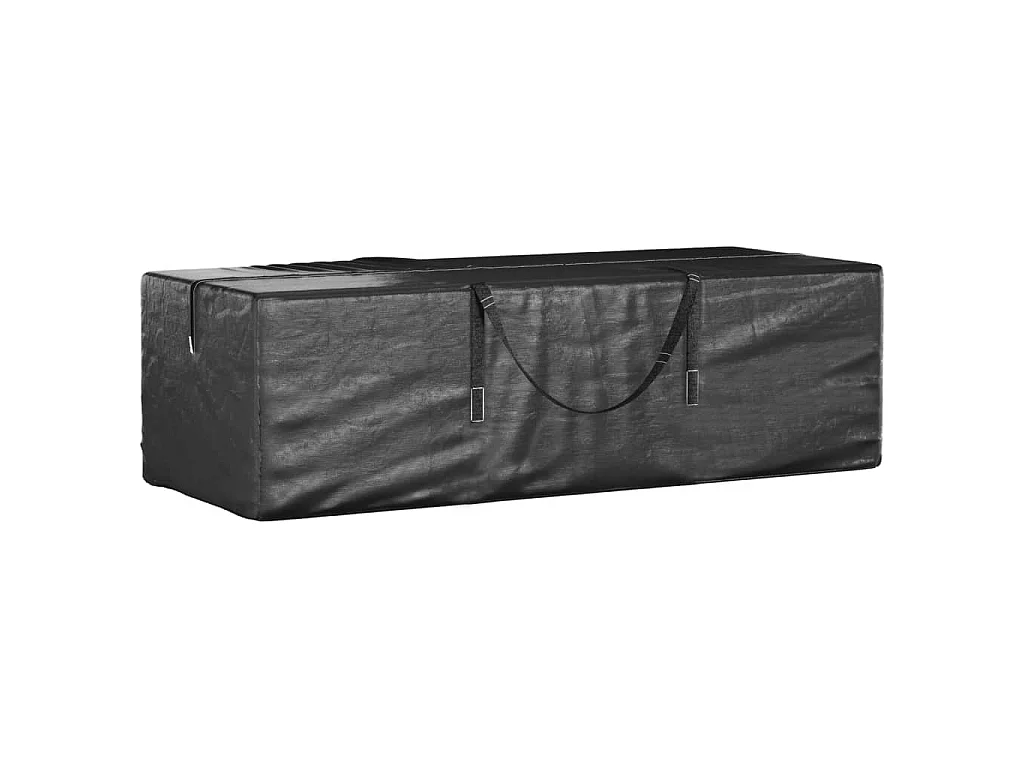 Sac de rangement pour sapin de Noël noir 135x40x55 cm PE