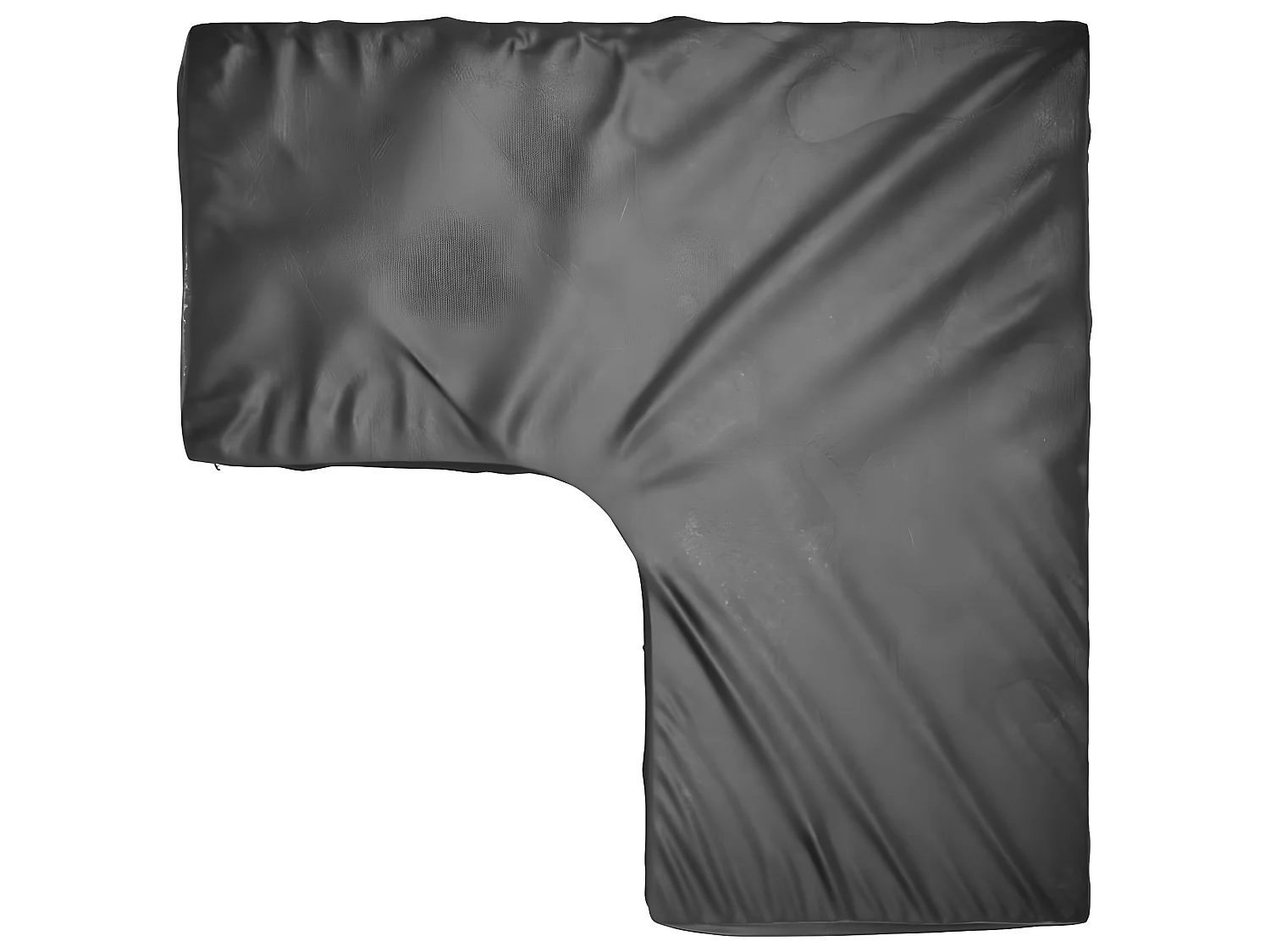 Capas p/ mobília jardim forma de L 2 pcs 12 ilhós 185x185x70 cm