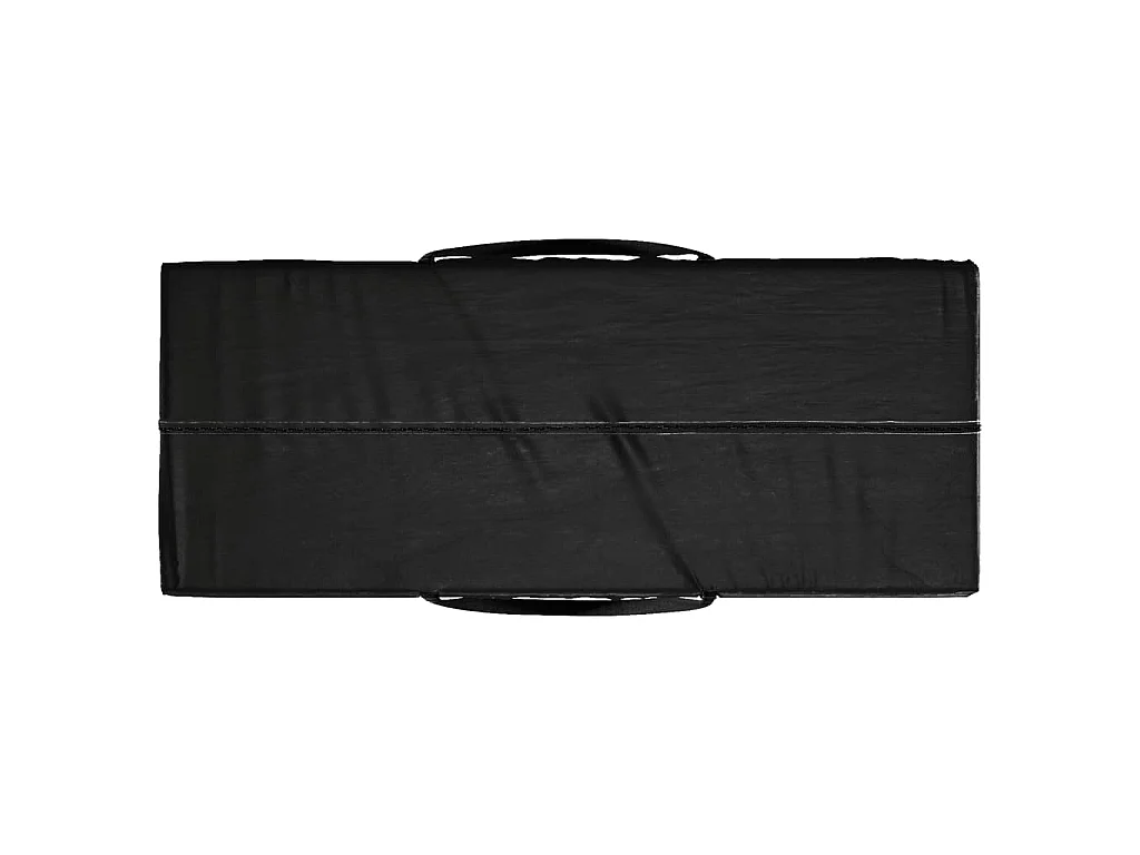Sac de rangement pour coussins de jardin noir 135x40x55 cm PE