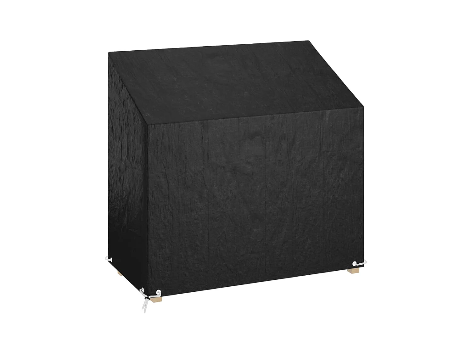 Housse de banc de jardin 8 œillets 130x70x70/88 cm polyéthylène