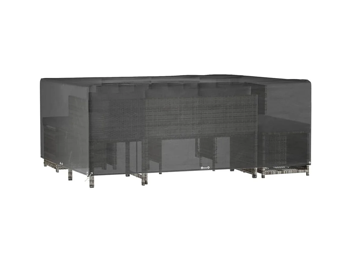 Gartenmöbel-Abdeckung 16 Ösen 300x250x90 cm Rechteckig