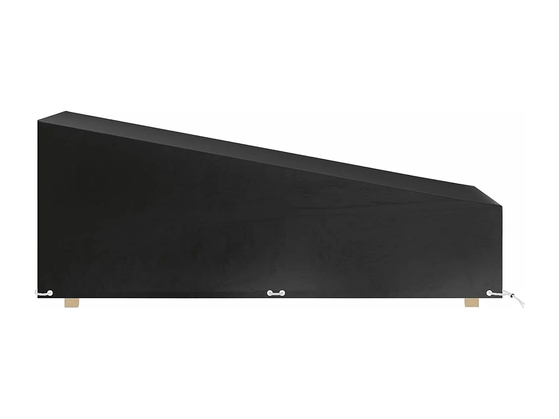 Housse de chaise longue 12 œillets 200x65x35/60 cm polyéthylène