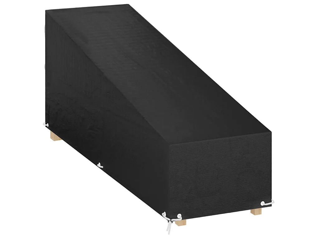 Ligbedhoes met 12 oogjes 200x65x35/60 cm polyetheen