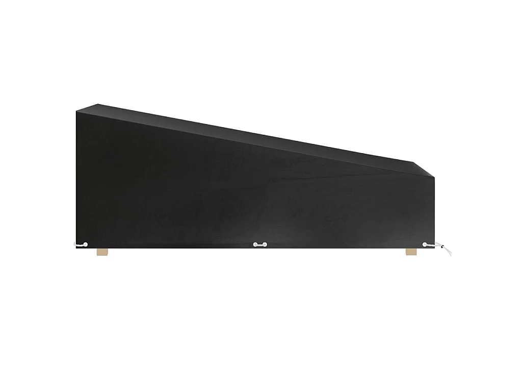 Ligbedhoes met 12 oogjes 200x65x35/60 cm polyetheen
