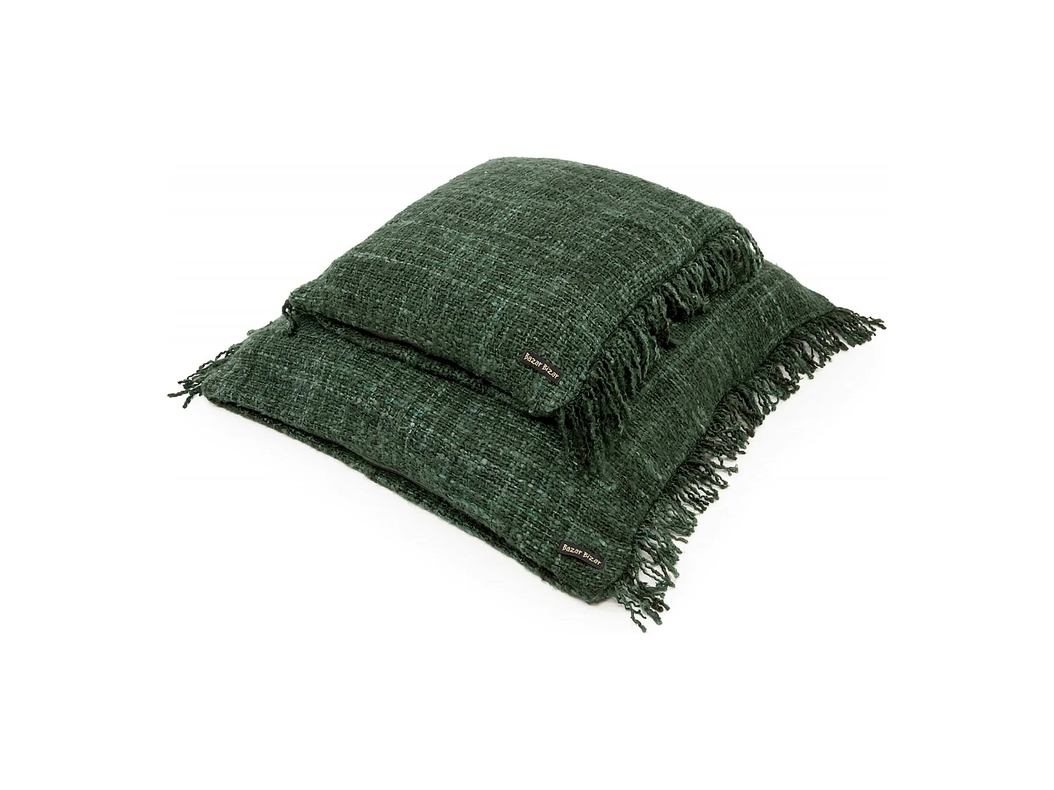 Housse de Coussin Oh My Gee Vert Bohème