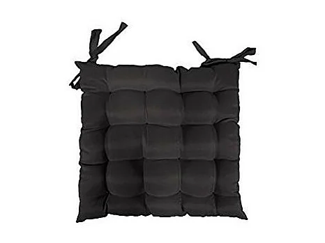 Galette de Chaise Matelassée "Essentiel" 40x40cm Noir