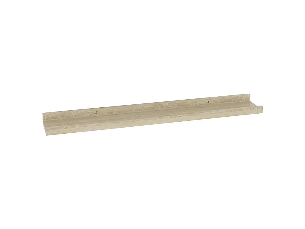 Wandschappen 4 st 60x9x3 cm sonoma eikenkleurig