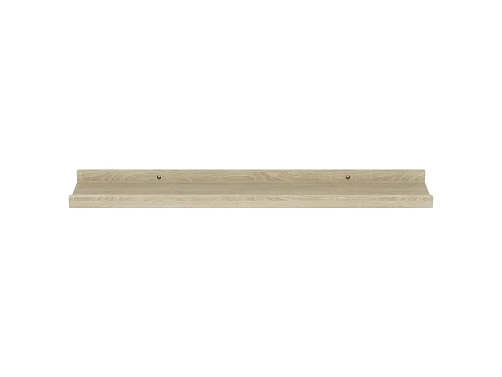 Wandschappen 4 st 60x9x3 cm sonoma eikenkleurig