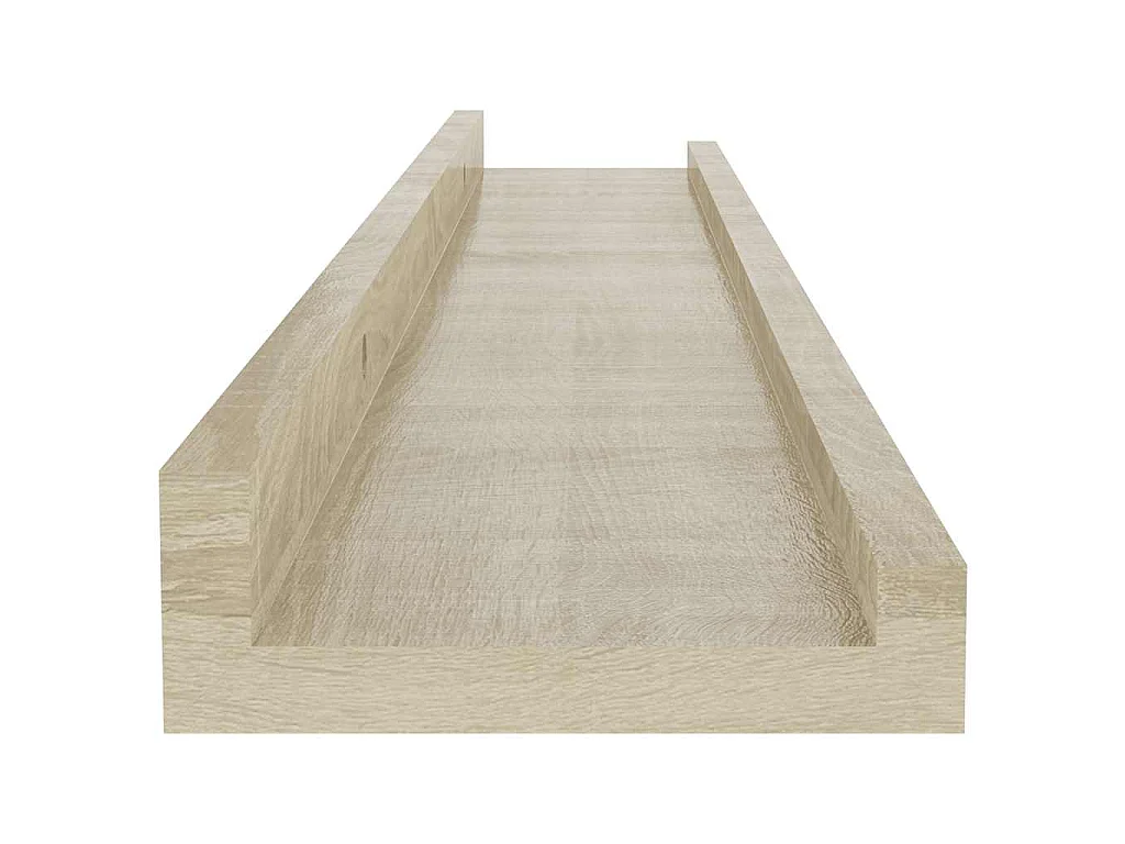 Wandschappen 4 st 60x9x3 cm sonoma eikenkleurig