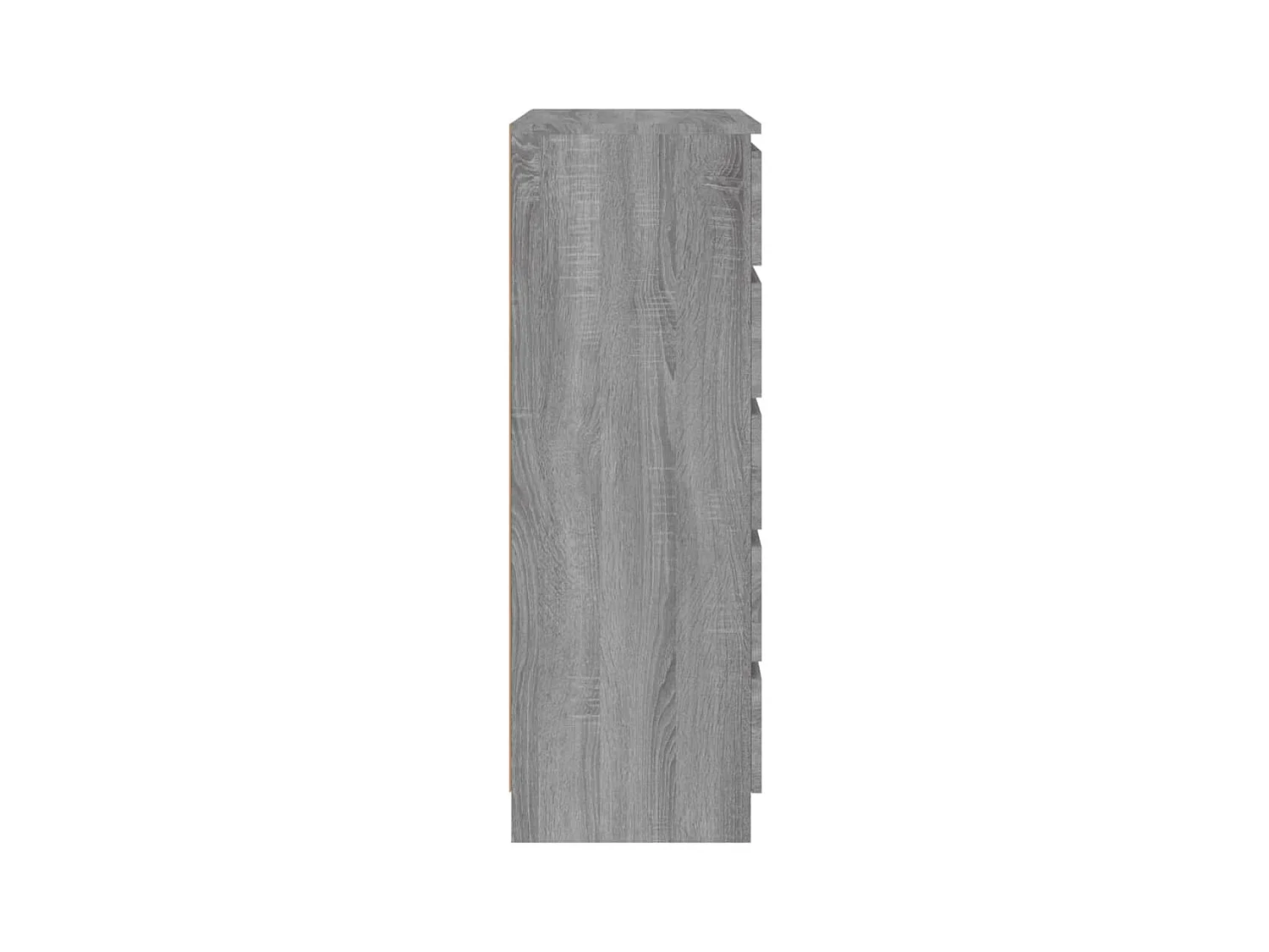 Cajonera de madera contrachapada gris Sonoma 60x36x103 cm