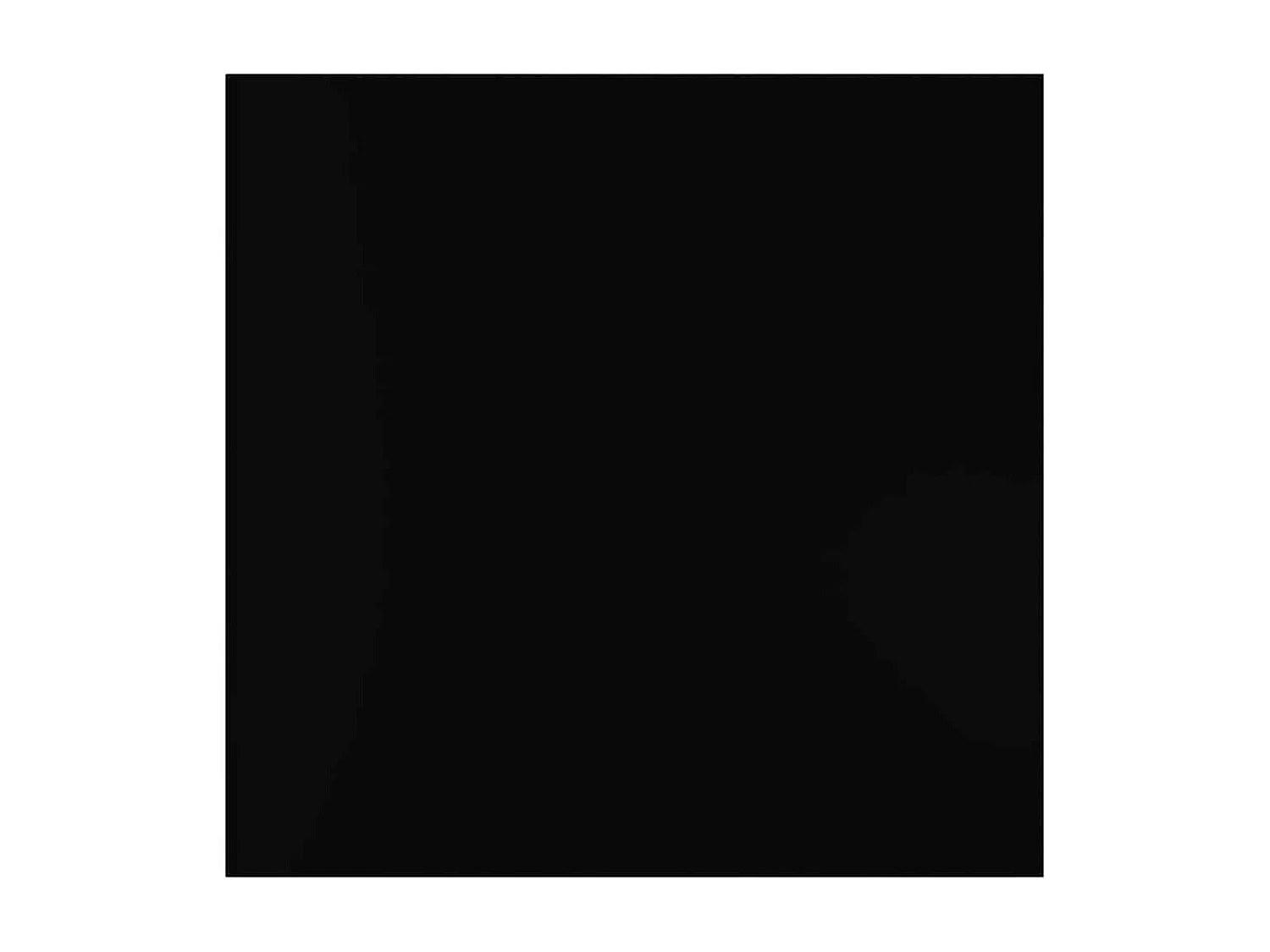 Étagère murale flottante 4 pcs Noir brillant 23x23,5x3,8 cm MDF