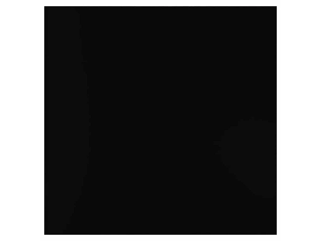 Estante flotante de pared 4 uds MDF negro brillo 23x23,5x3,8cm