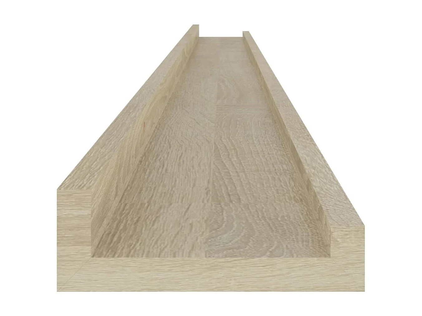 Mensole da Parete 2 pz Rovere Sonoma 115x9x3 cm