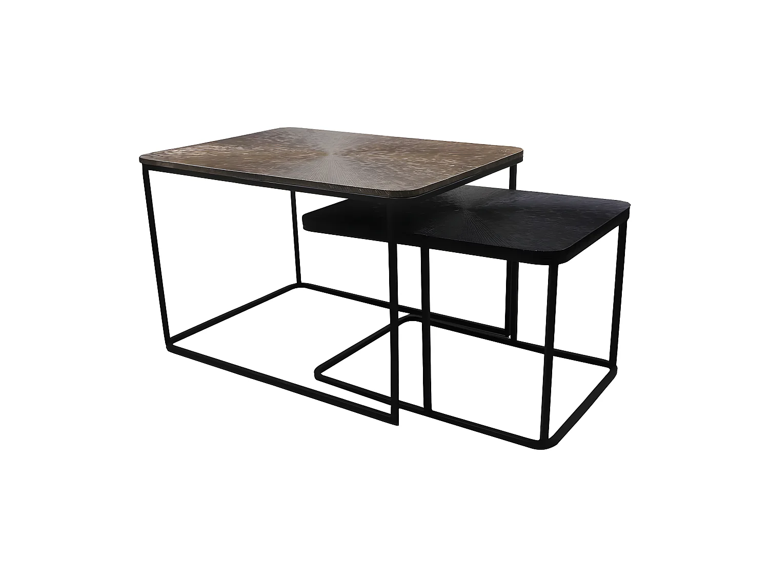 Ensemble de tables basses 2 pcs Fletcher