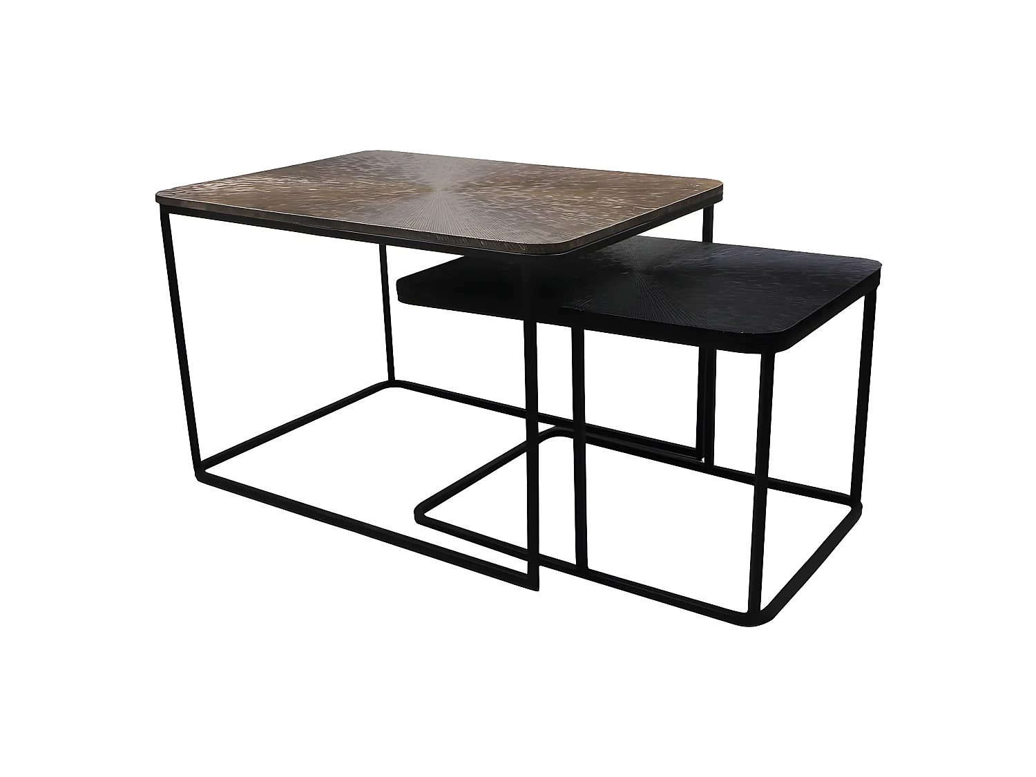 Ensemble de tables basses 2 pcs Fletcher