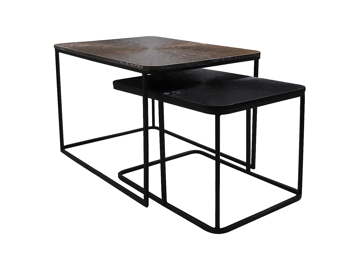 Ensemble de tables basses 2 pcs Fletcher