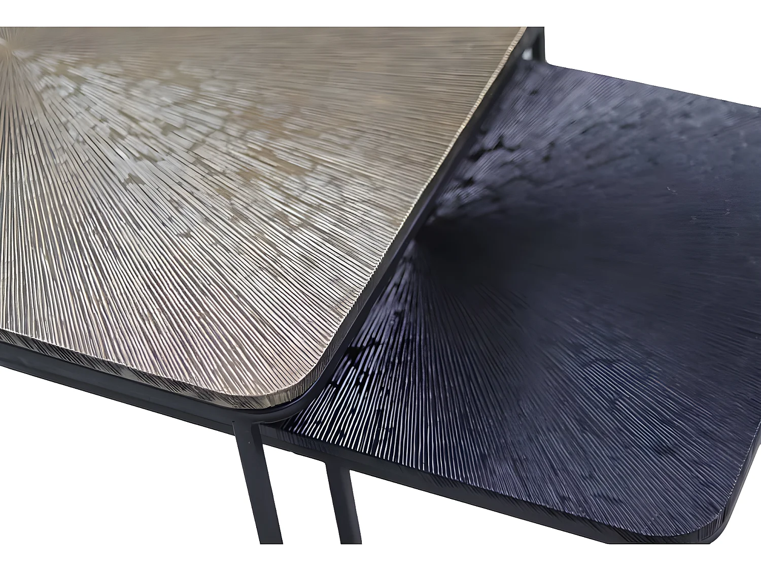 Ensemble de tables basses 2 pcs Fletcher