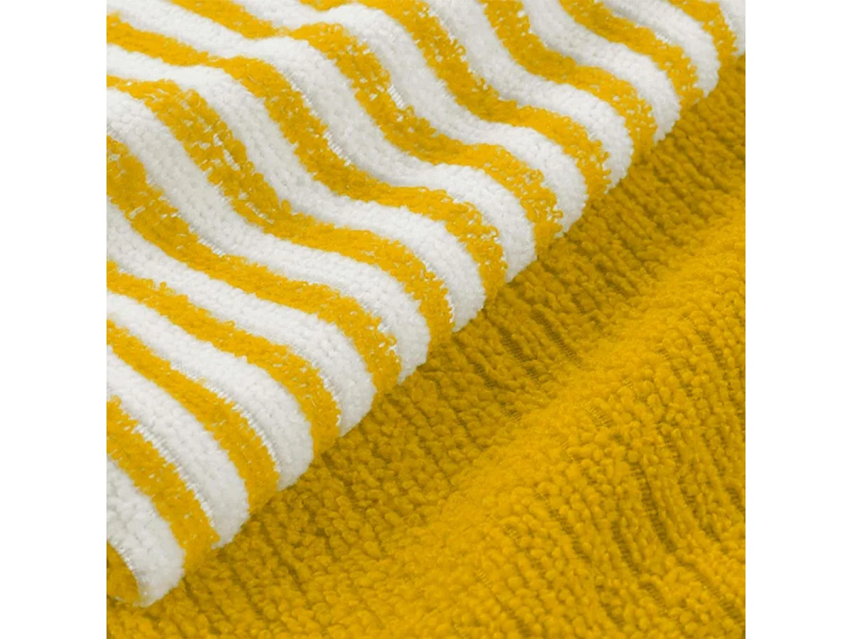 Lot de 3 Torchons Microfibre "Cuistot" 40x40cm Jaune