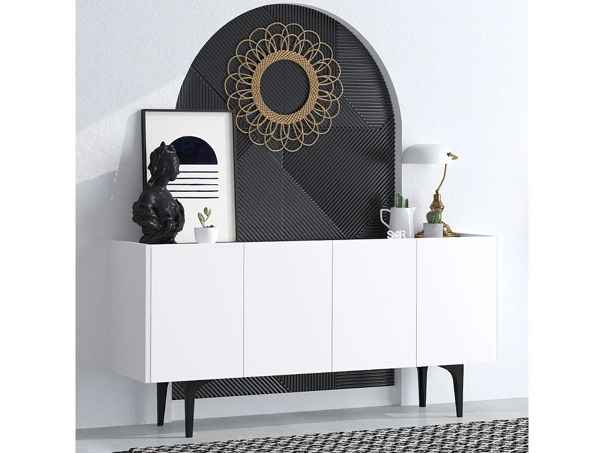 Buffet 4 deuren wit L150 cm - Polaris