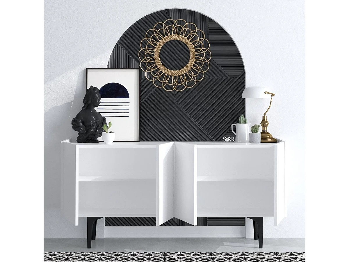 Buffet 4 deuren wit L150 cm - Polaris